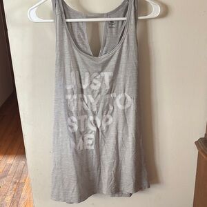 Champion Women's Light Gray Motivational Tank Top